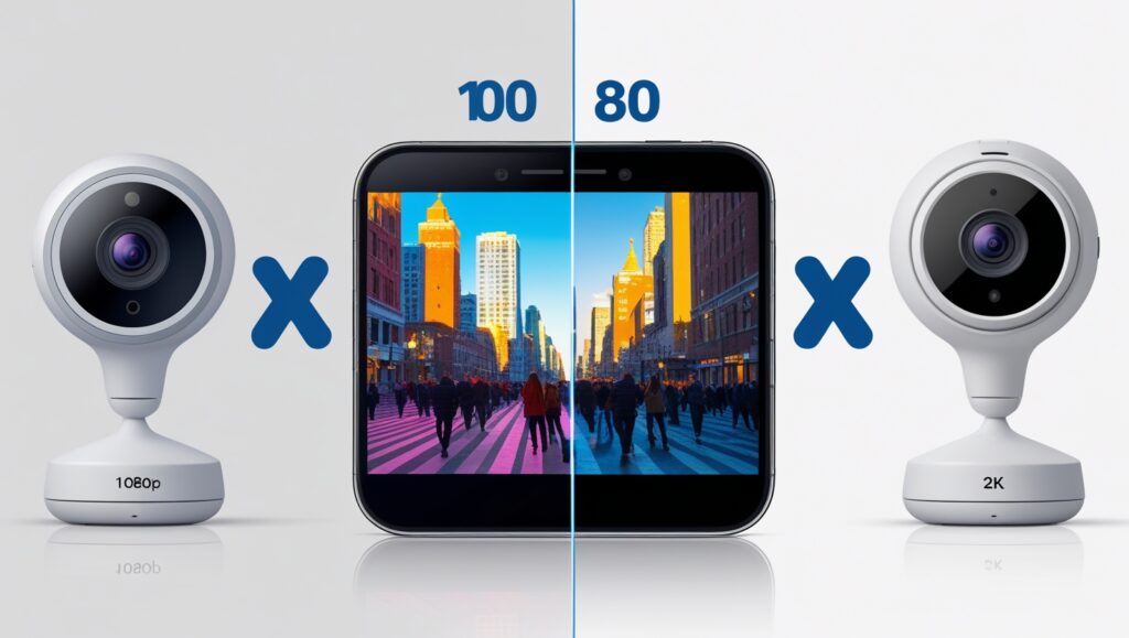 How to Choose Between 1080p and 2K Smart Cams