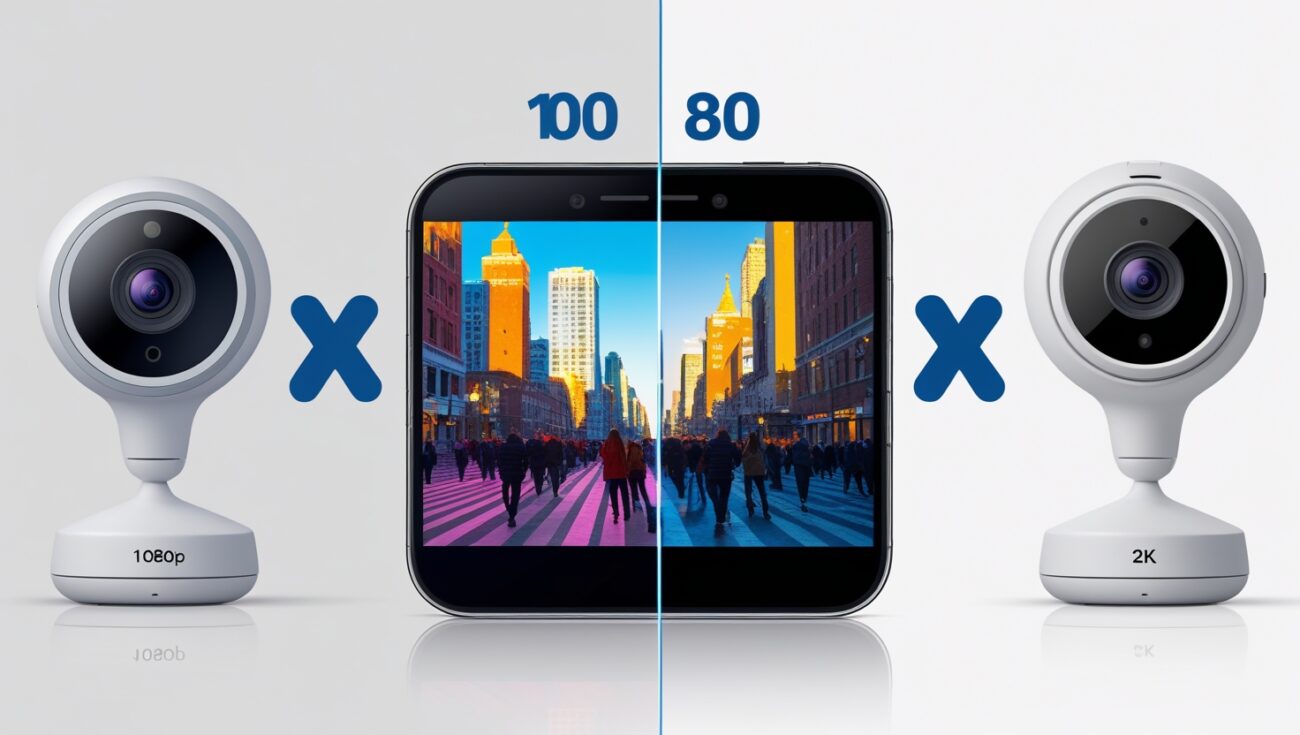 How to Choose Between 1080p and 2K Smart Cams