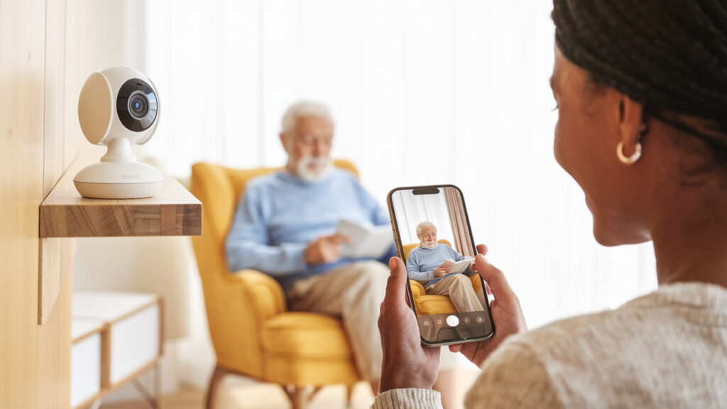 How to Use Smart Cameras to Monitor Elderly Parents Safely