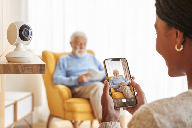 How to Use Smart Cameras to Monitor Elderly Parents Safely